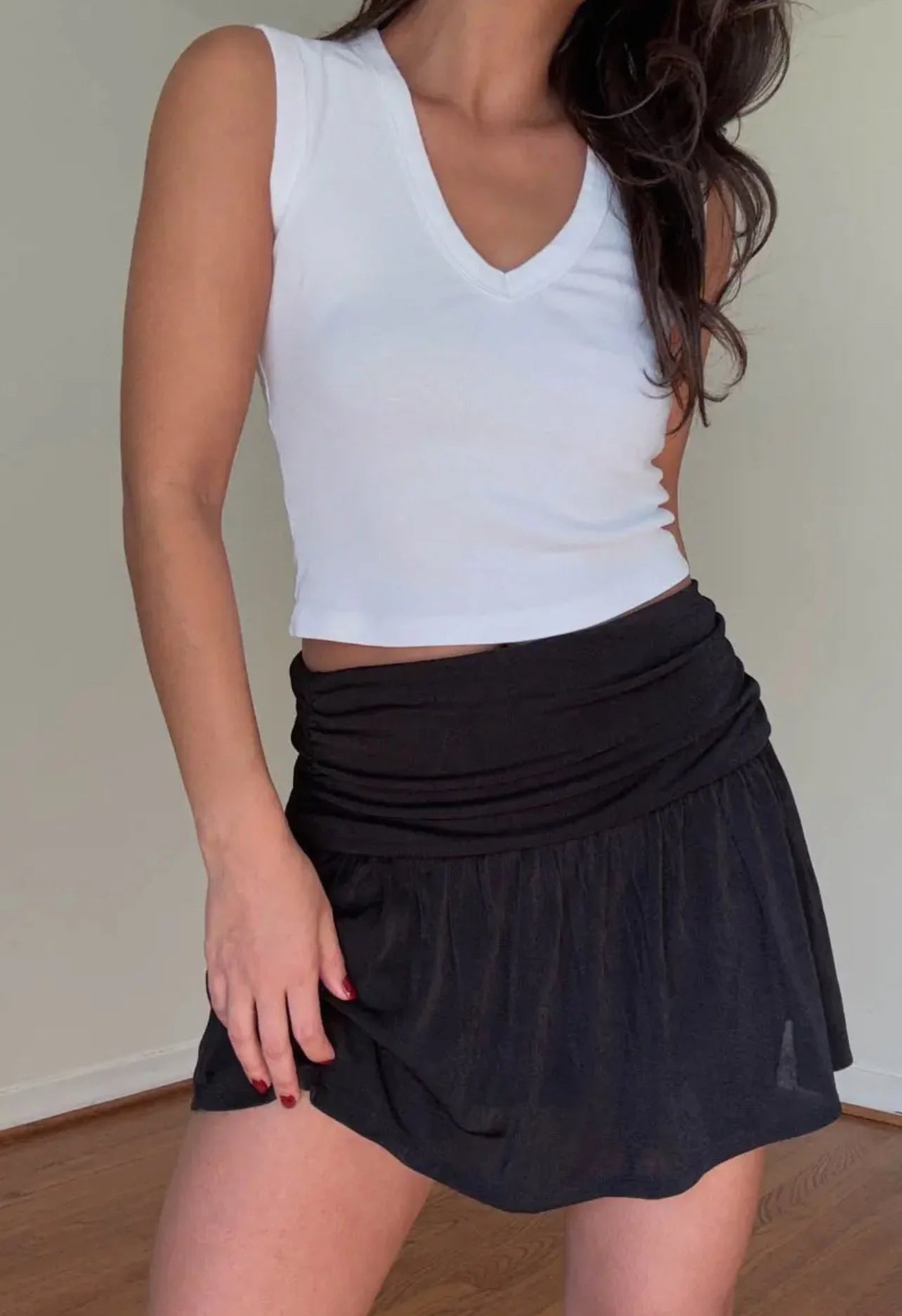 Skylar Ruffle Hem Skirt