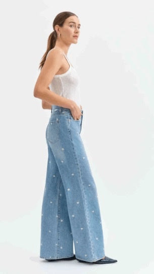 Daze Far Out Wide Leg in Daze-Y