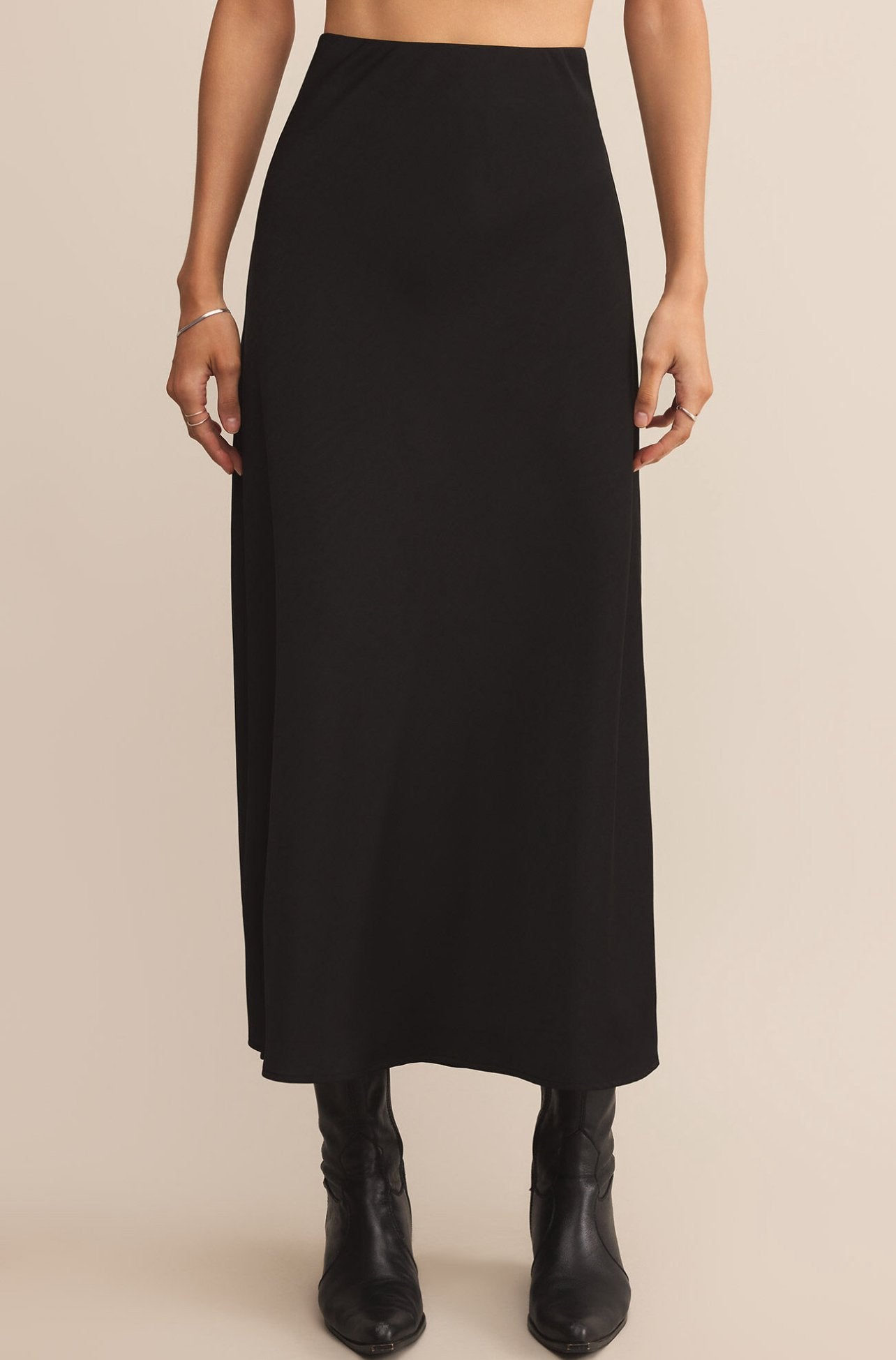 Z Supply Izabel Luxe Satin Skirt