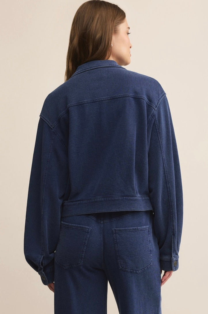 Z Supply Heritage Knit Denim Jacket