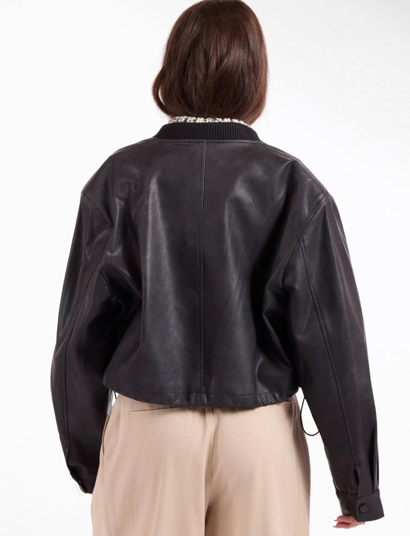 Academy Leather Bomber