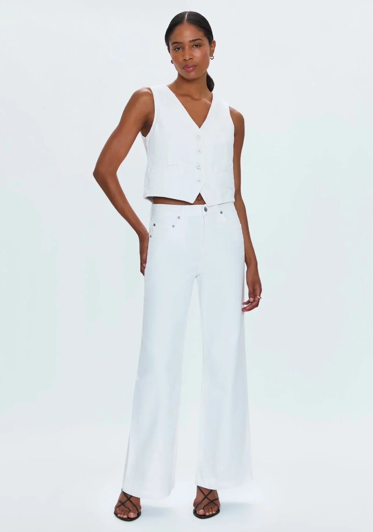 Pistola Jadyn Low Slung Palazzo Jean