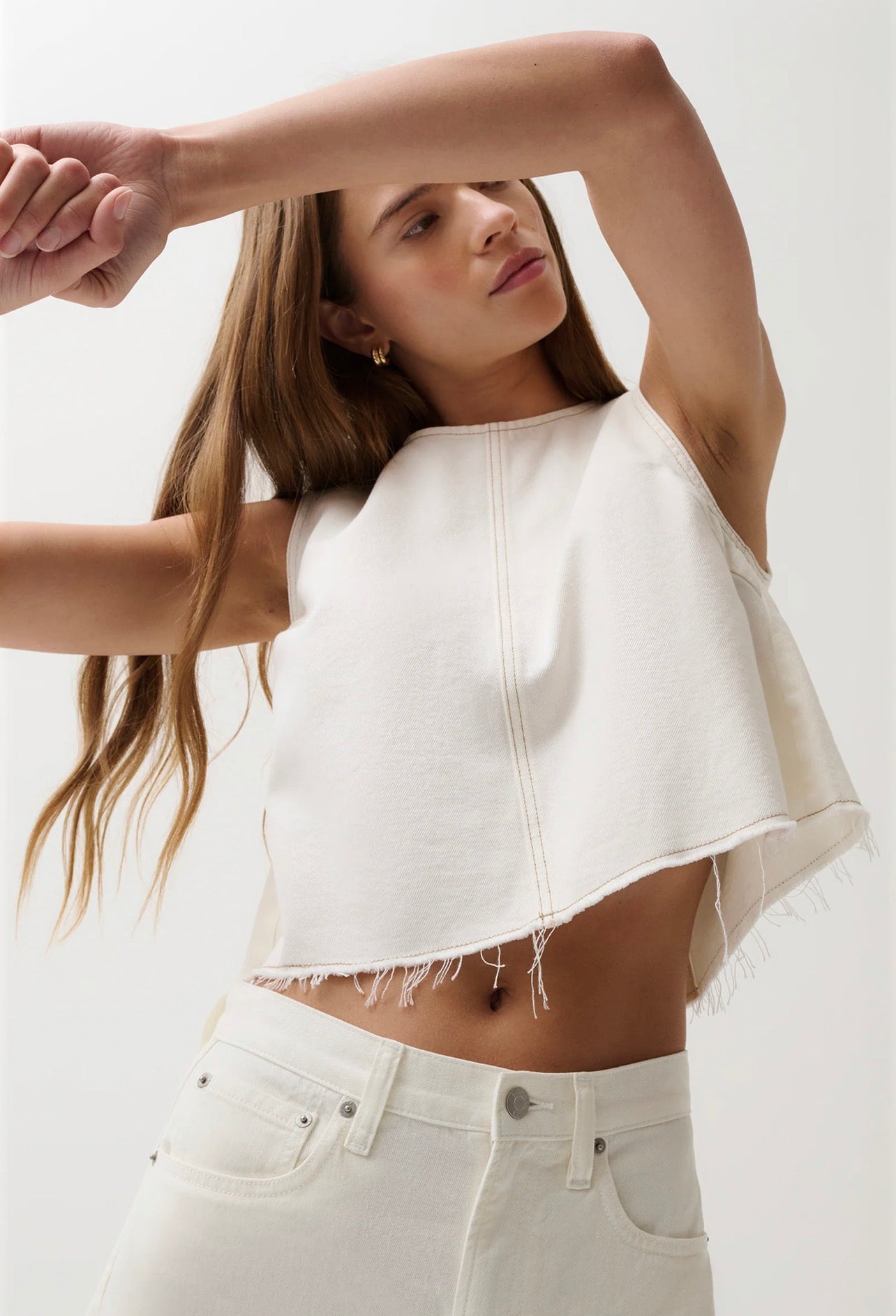 Pistola Rue Cropped Swing Shirt