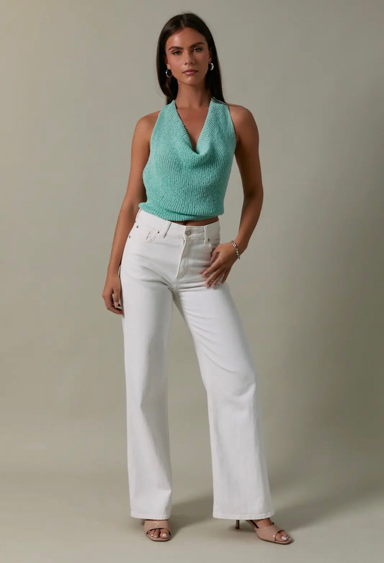 Chloe Cowl Neck Halter