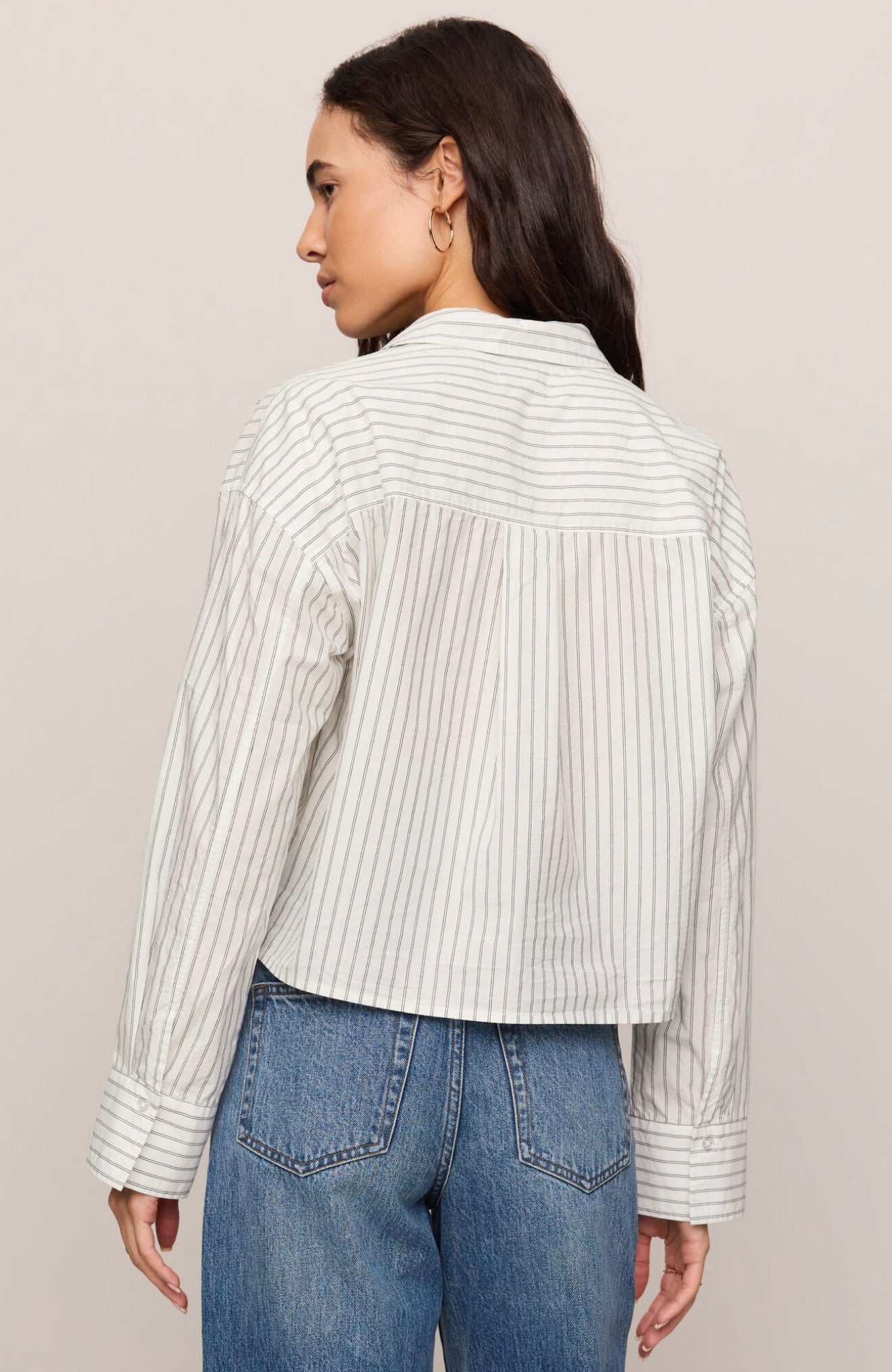 Z Supply Favorite Striped Button Up Top