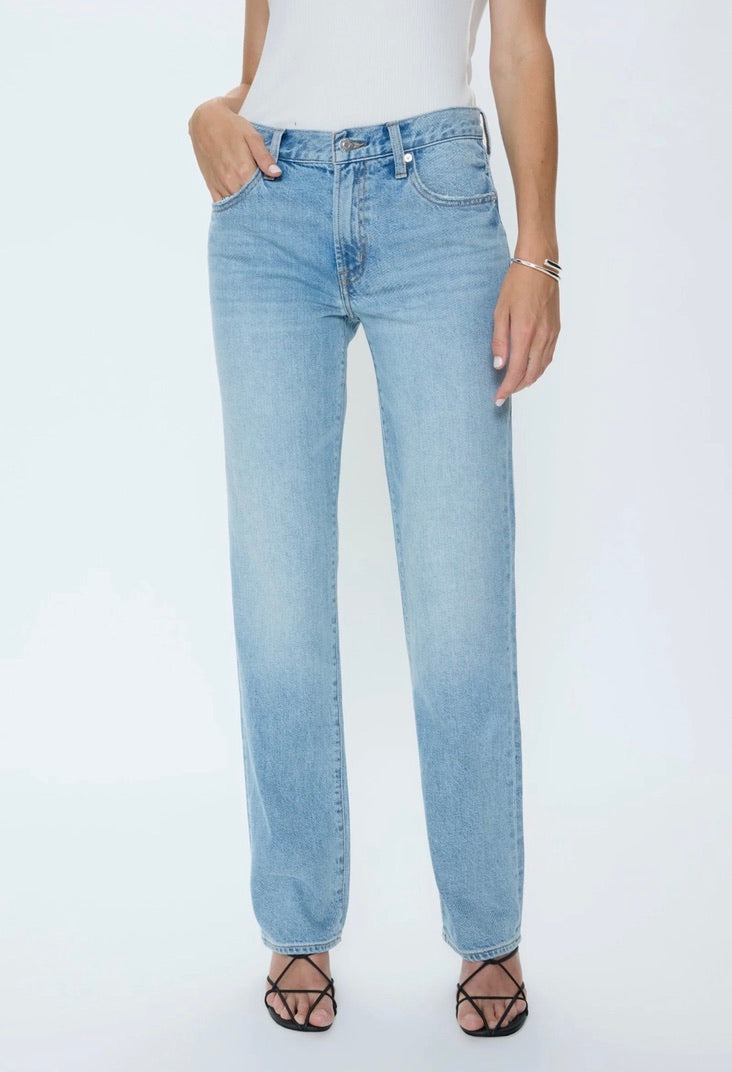 Pistola Issa Mid Rise Relaxed Straight