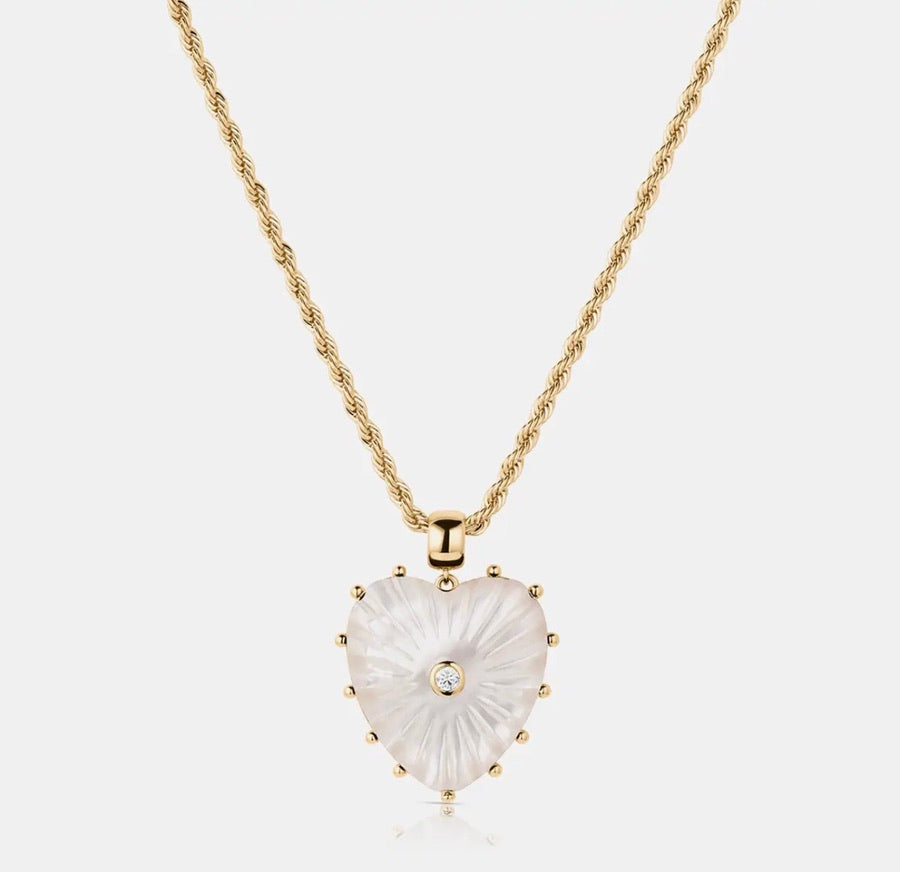 Thatch Malene Mother Of Pearl Rope Necklace