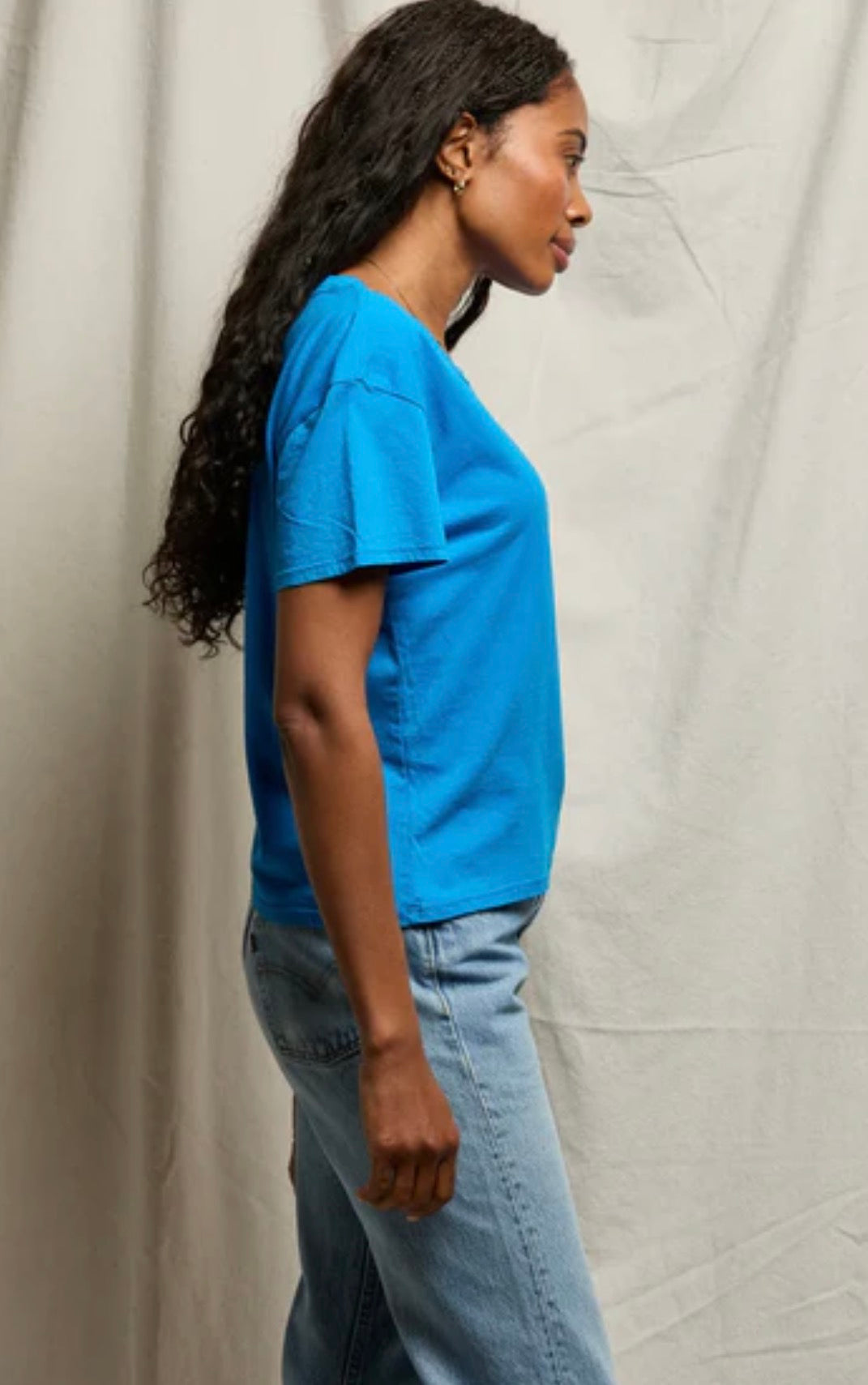 Perfect White Tee Harley Crew Neck Tee