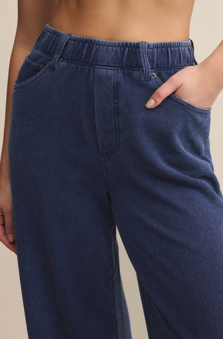 Z Supply Entourage Knit Denim Pants