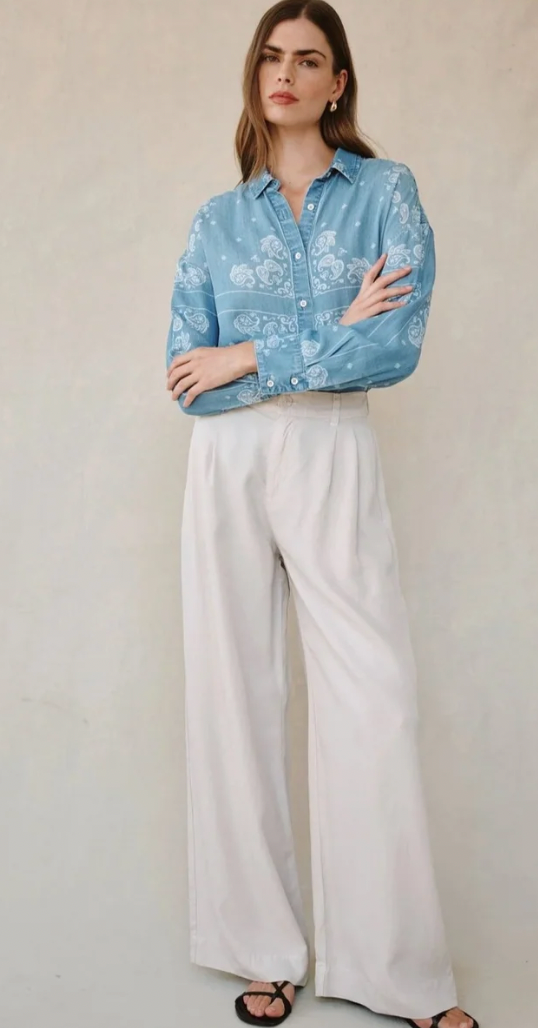 Bella Dahl Double Pleated Trousers