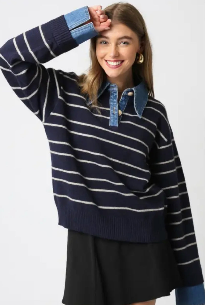 Sofia Striped Sweater