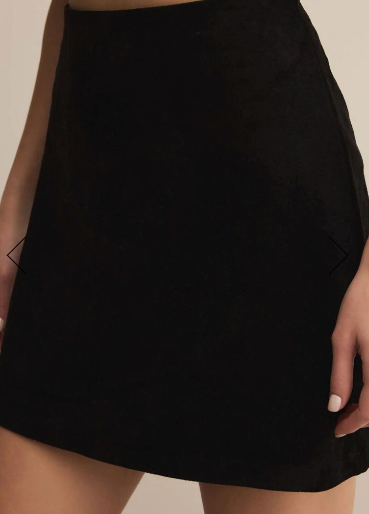 Z Supply Ciera Suede Mini Skirt