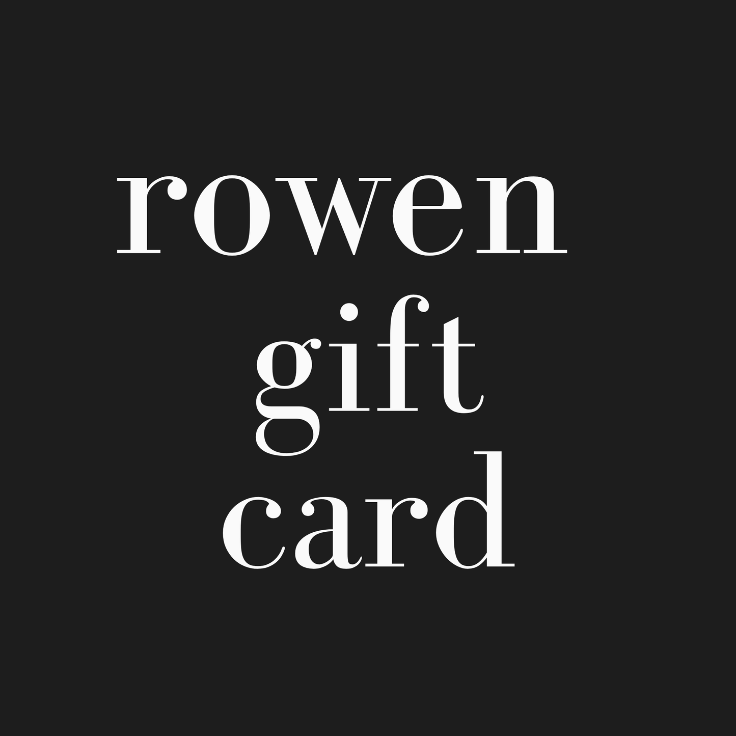 Gift Cards