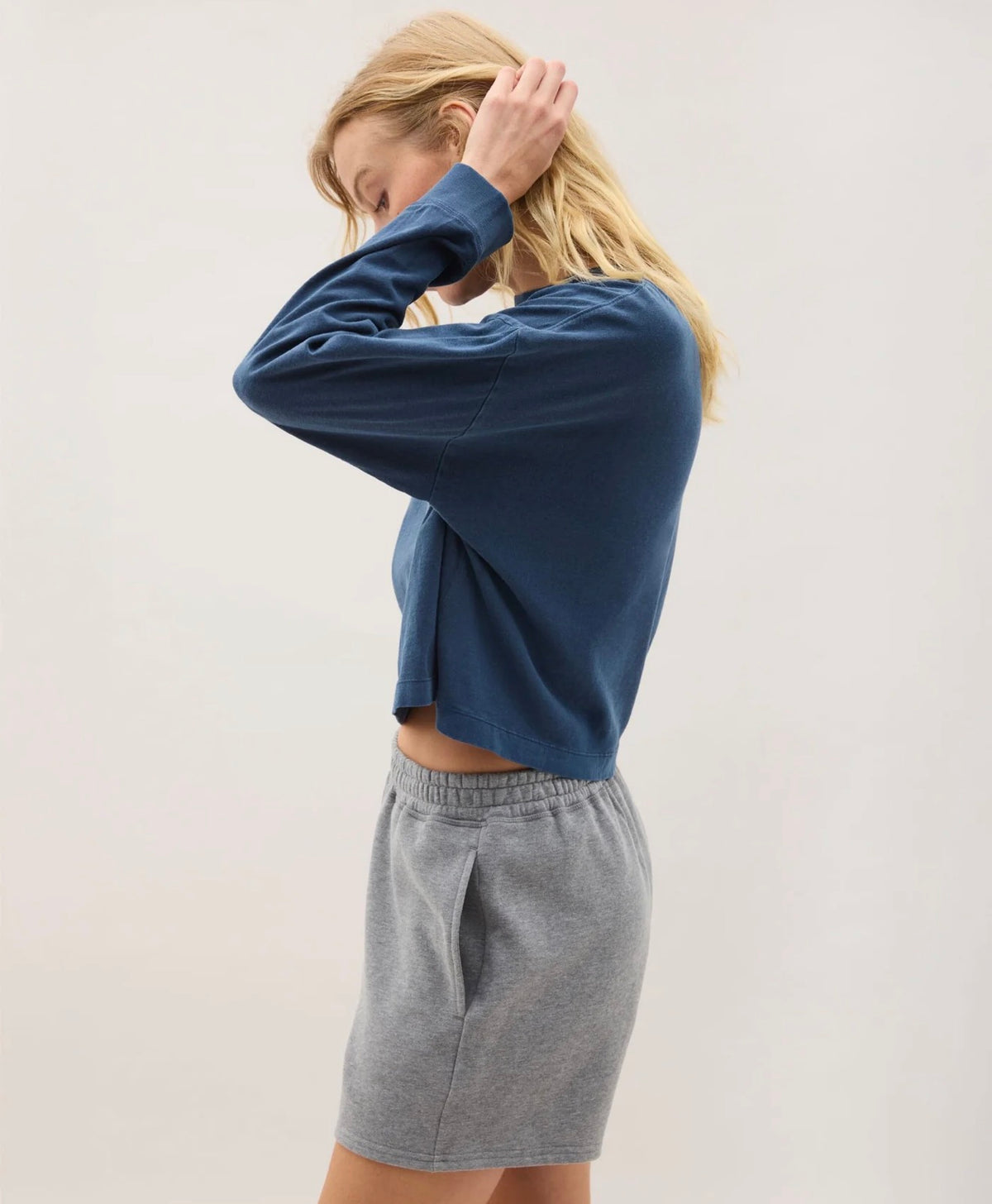 RicherPoorer Relaxed Crop Long Sleeve