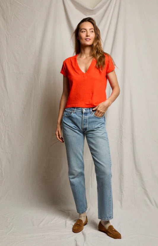 Perfect White Tee Alanis V-Neck Tee