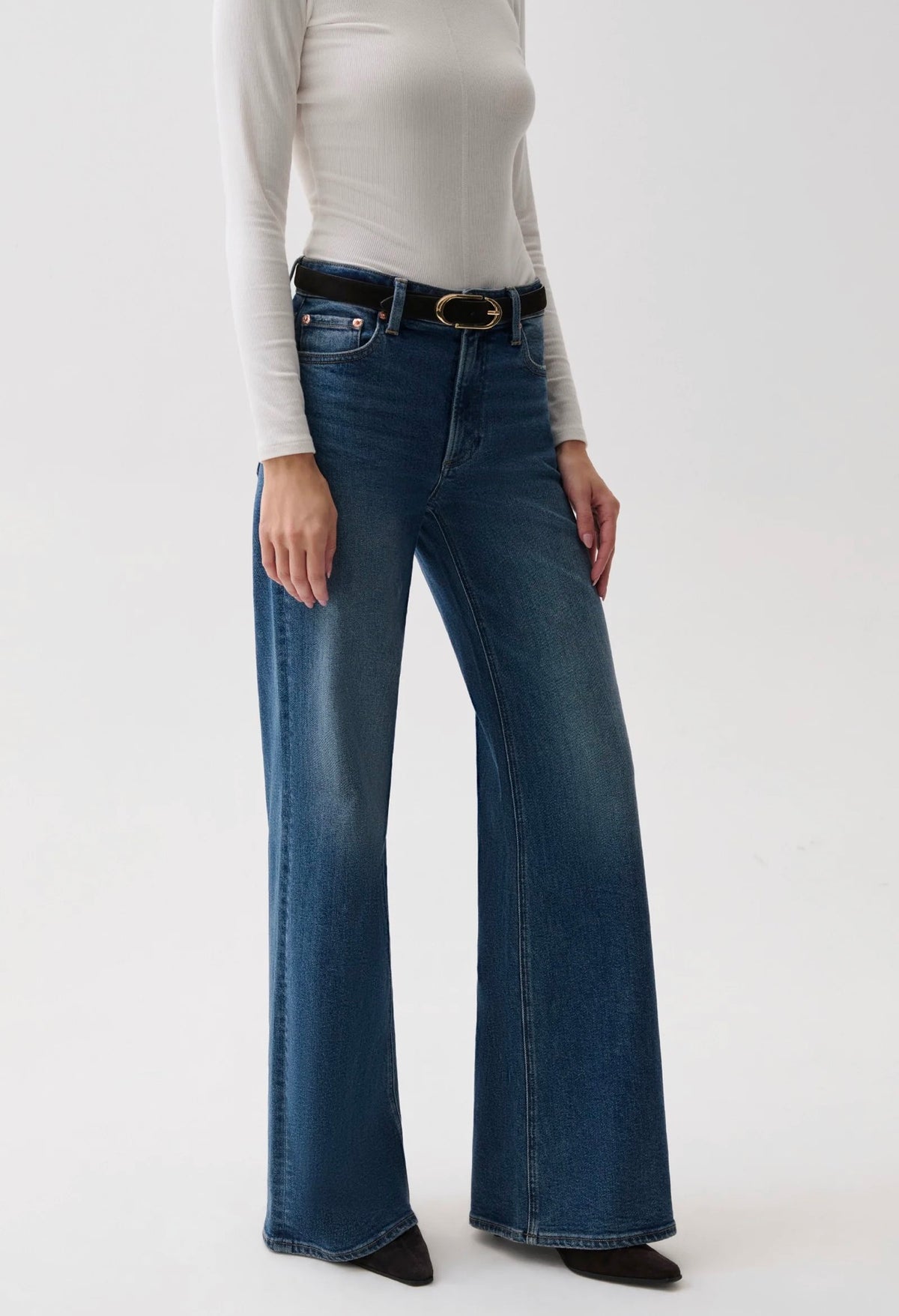 Pistola Vivian Mid Rise Wide Leg