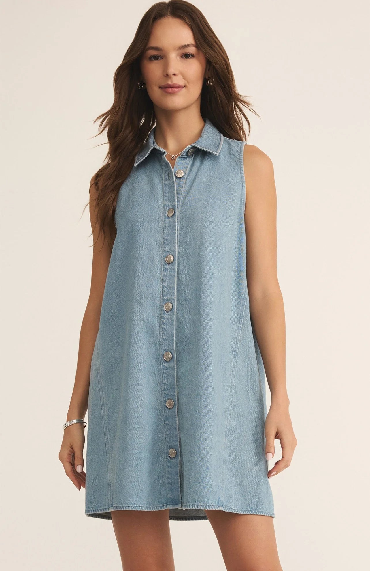 Z Supply New Day Twill Mini Dress