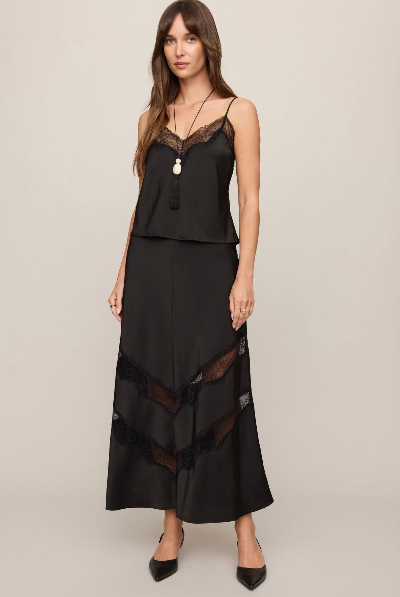 Z Supply Kori Lace Inset Skirt
