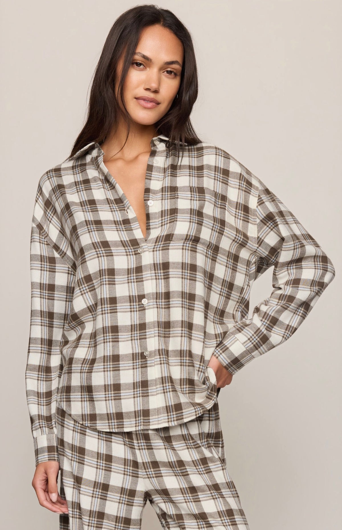 Z Supply River Plaid Button Up