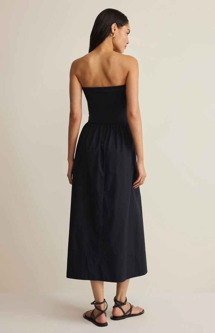 Z Supply Sunsought Strapless Midi Dress