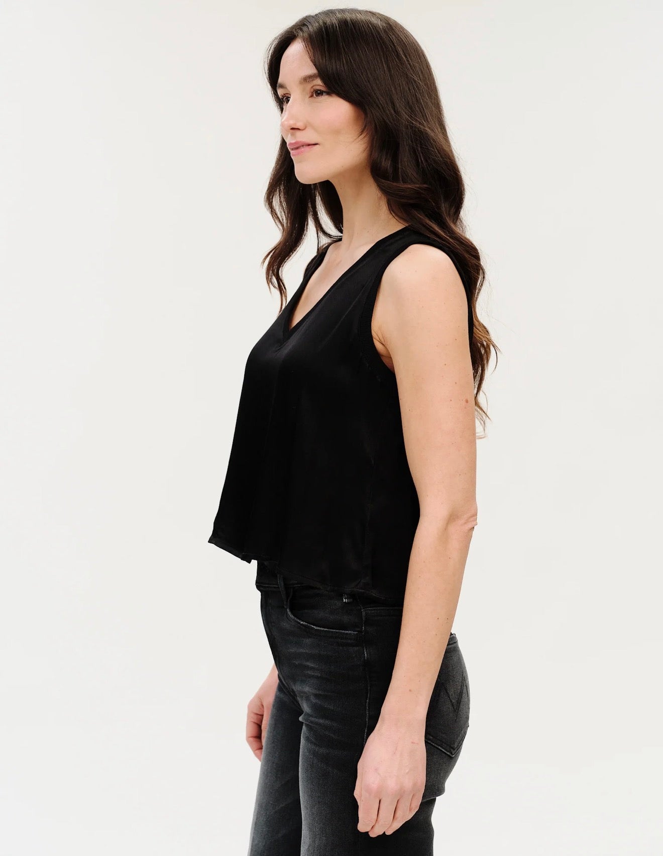 Six Fifty Rossa Satin Tank