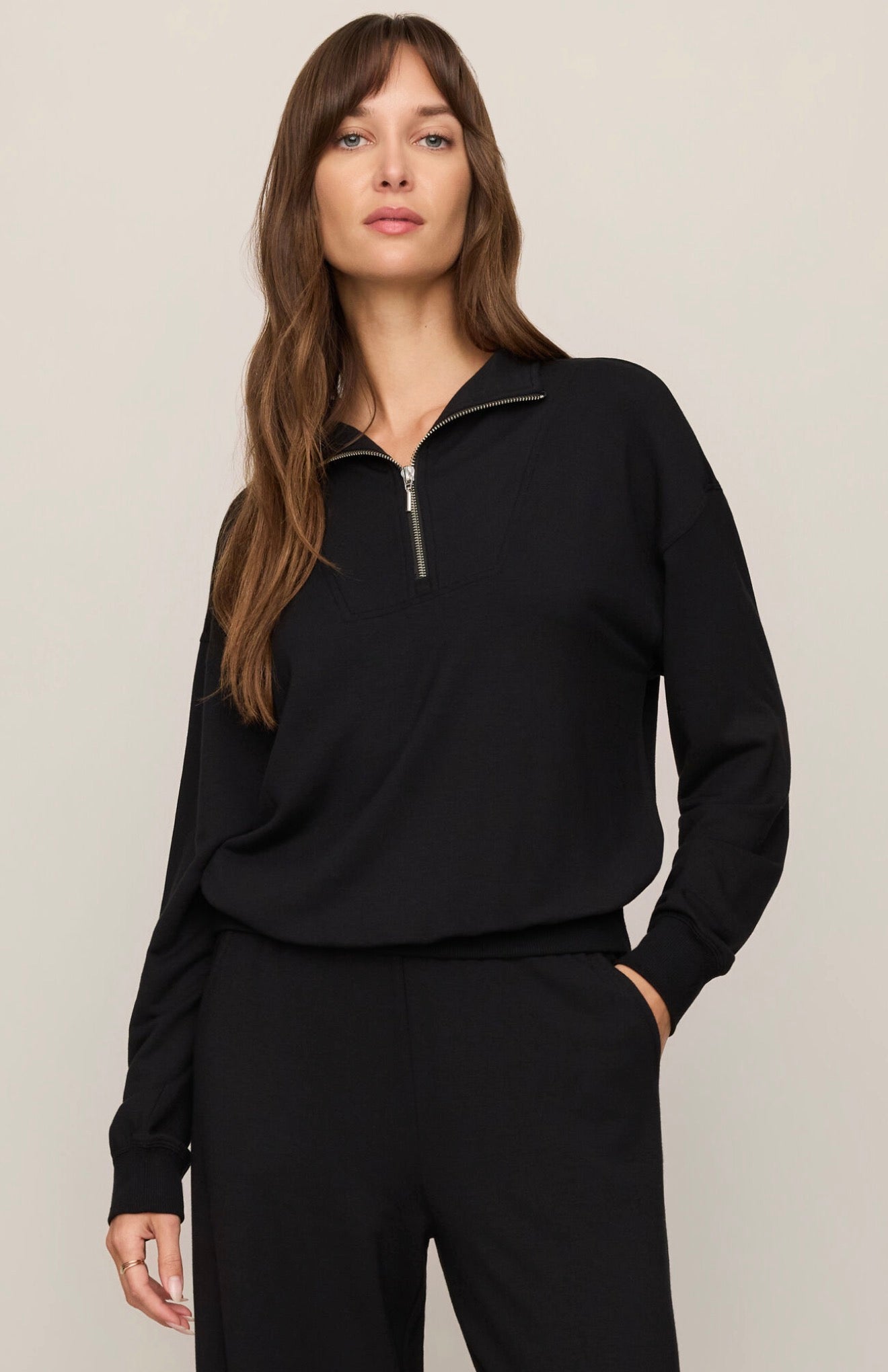 Z Supply Gate Check Modal Sweatshirt