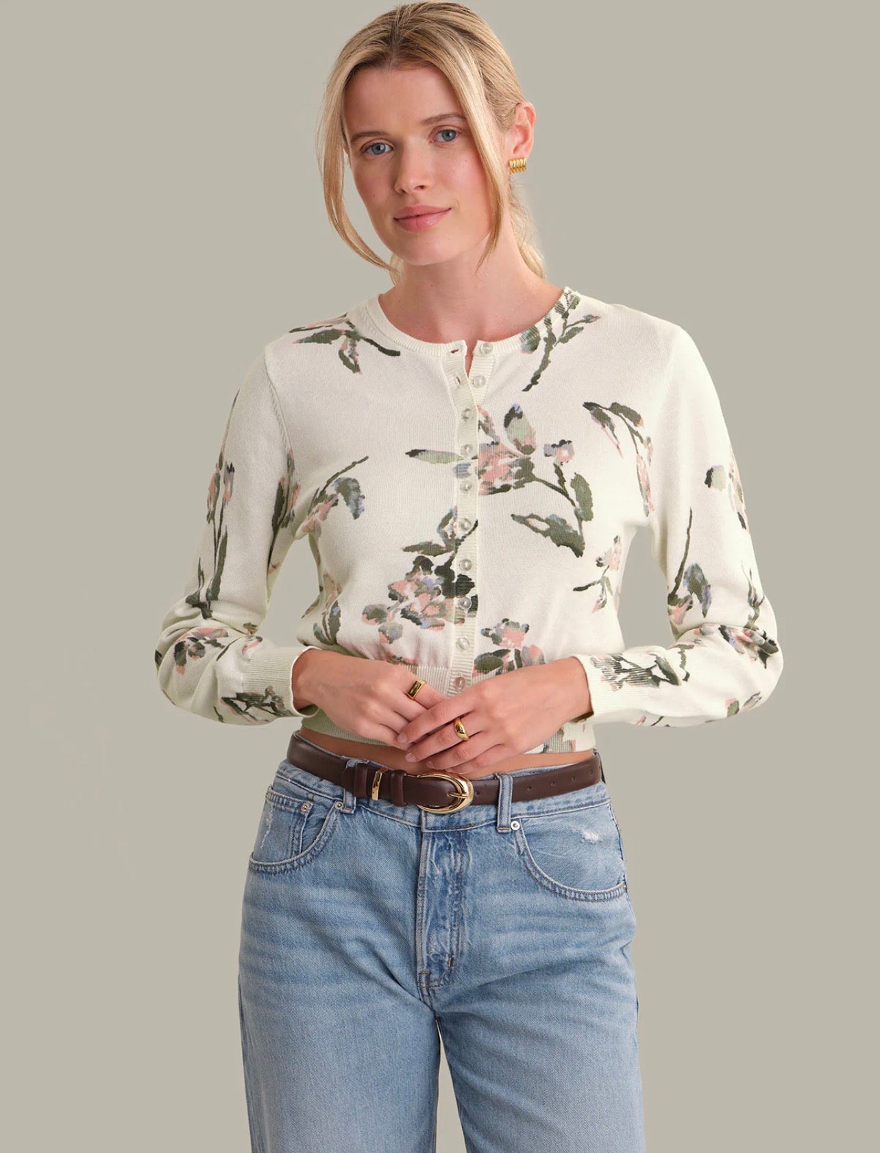 525 Lotte Floral Cardigan