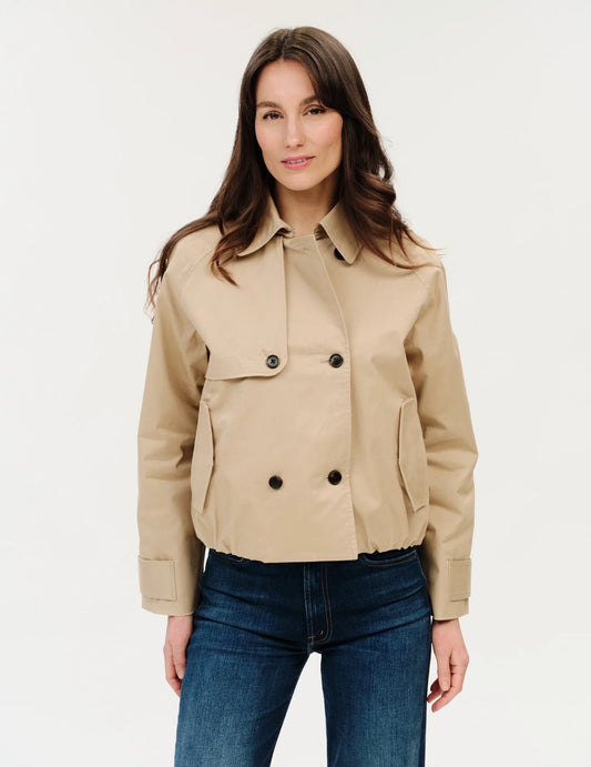 Six Fifty Arden Cropped Trench