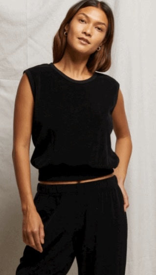 Perfect White Tee Ellie Terry Banded Tank