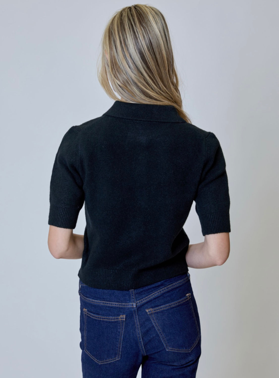 Design History Short Sleeve Cardi
