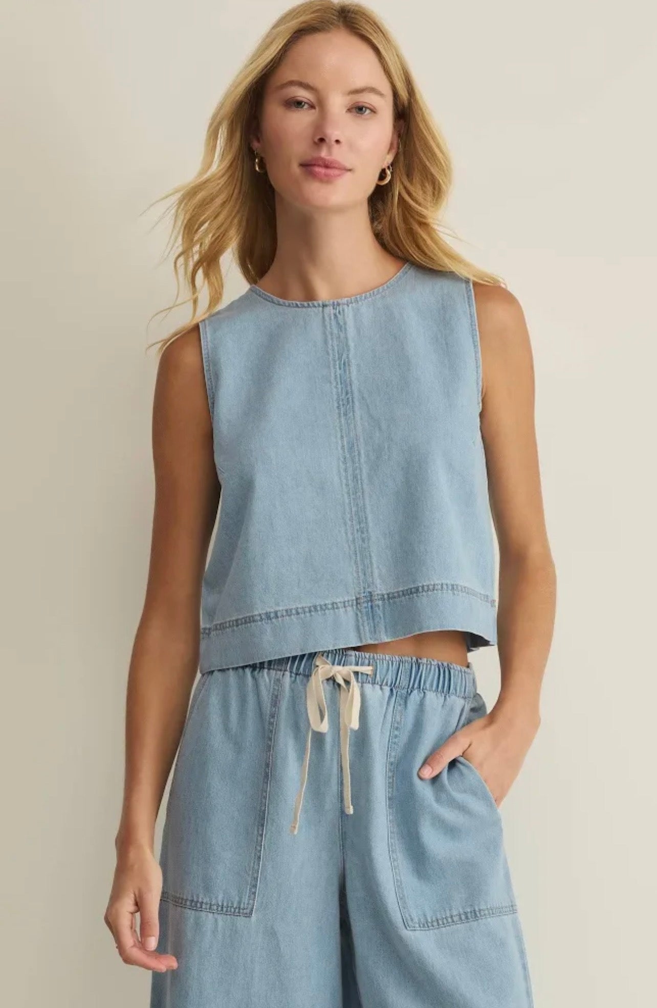 Z Supply Sun Seeker Denim Tank – Rowen