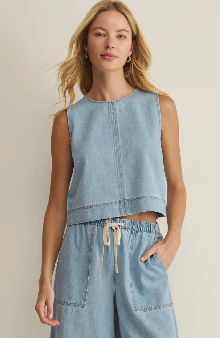 Z Supply Sun Seeker Denim Tank