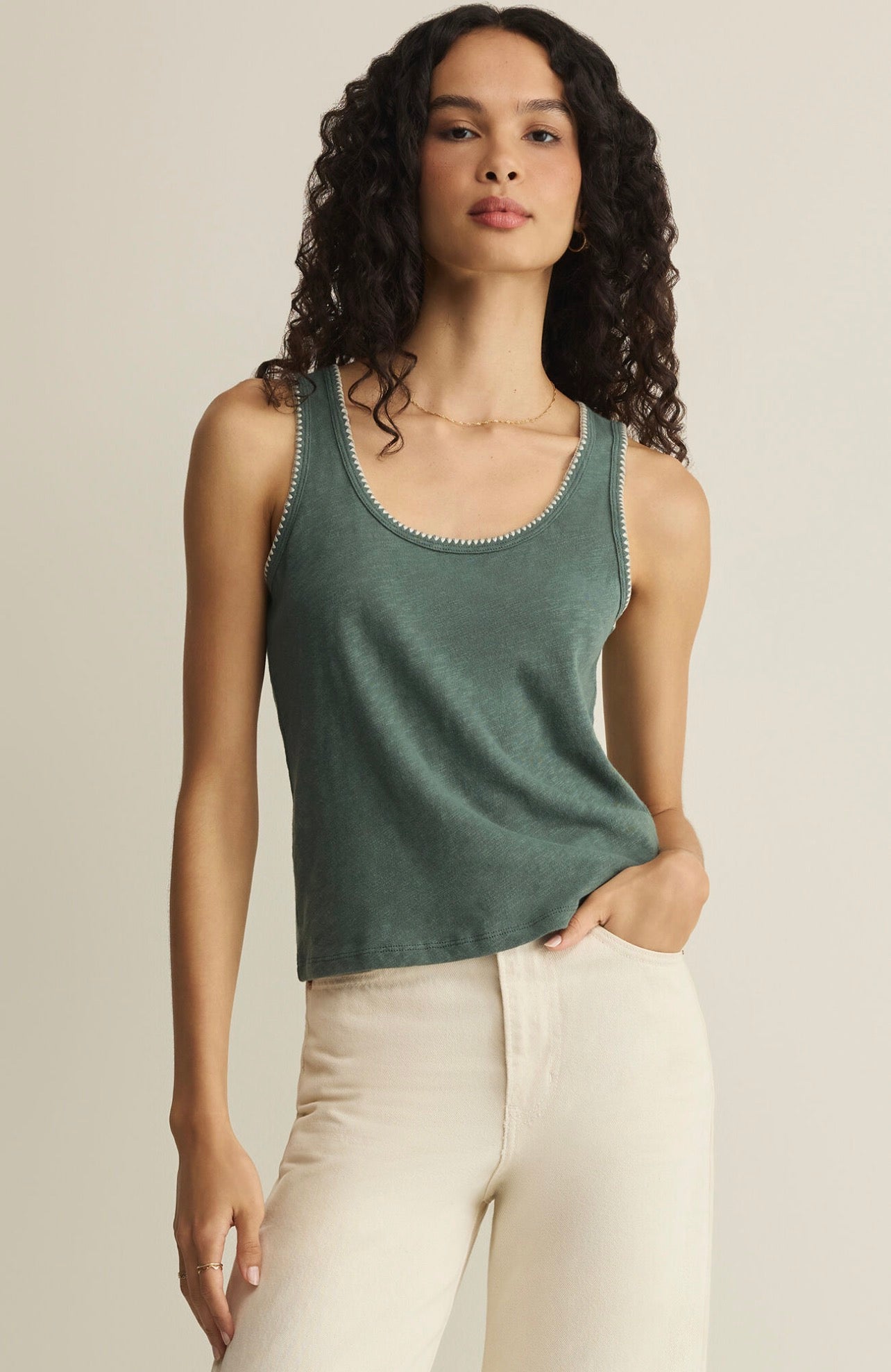 Z Supply Julian Crochet Tank