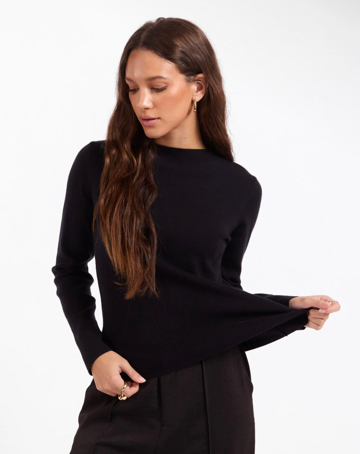 Calista Mock Neck Sweater