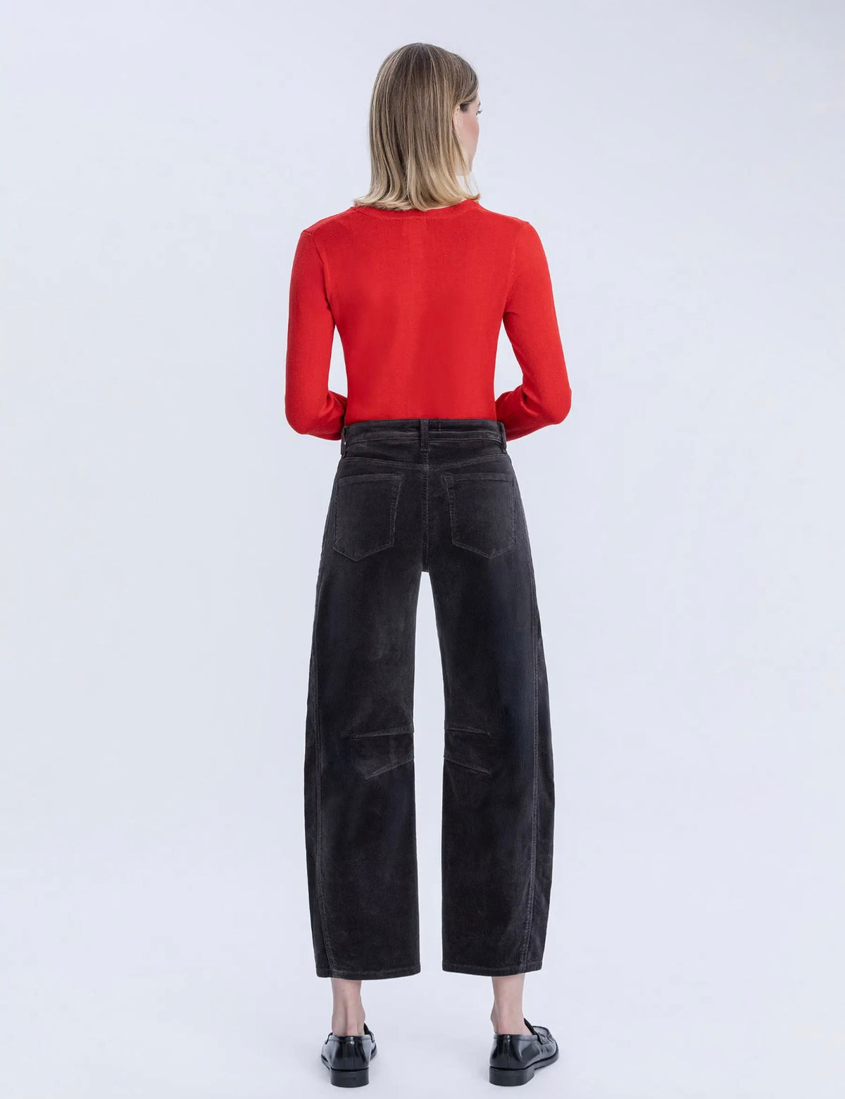 Vervet Kate High Rise Corduroy Barrel