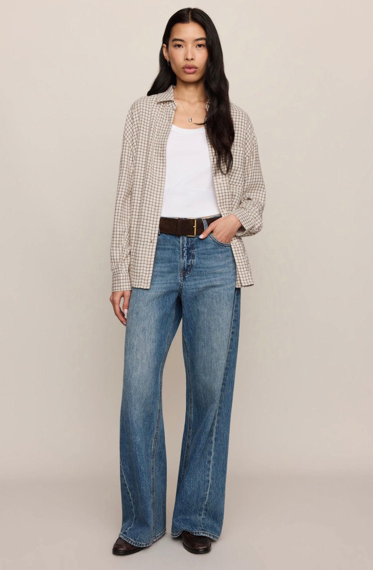 Z Supply River Plaid Button Up