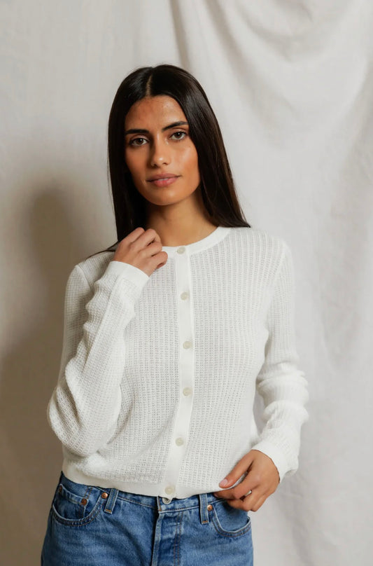 Perfect White Tee Ada Cardigan