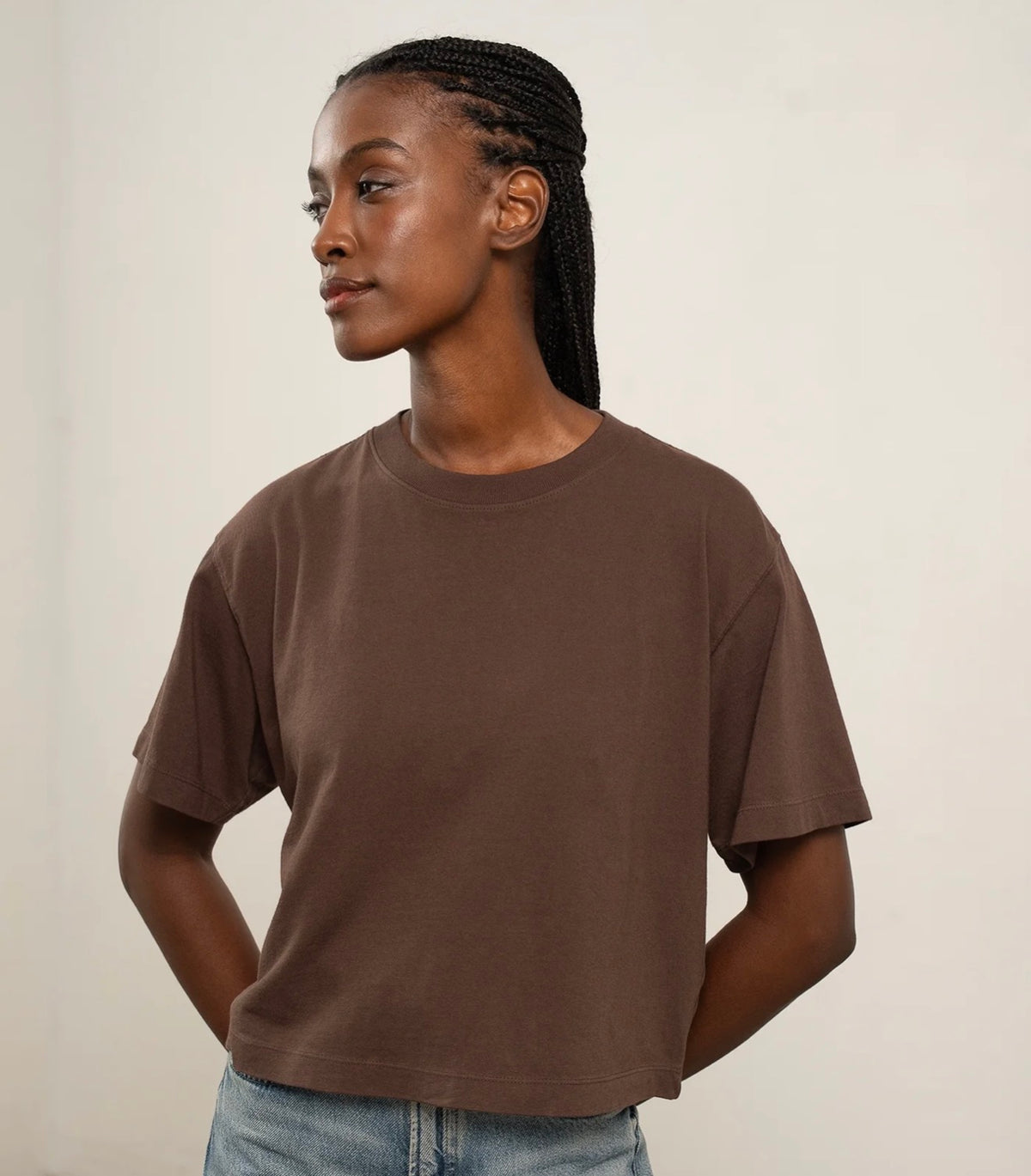 RicherPoorer Relaxed Crop Tee