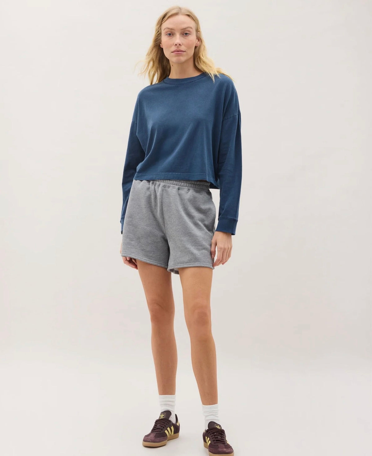 RicherPoorer Relaxed Crop Long Sleeve