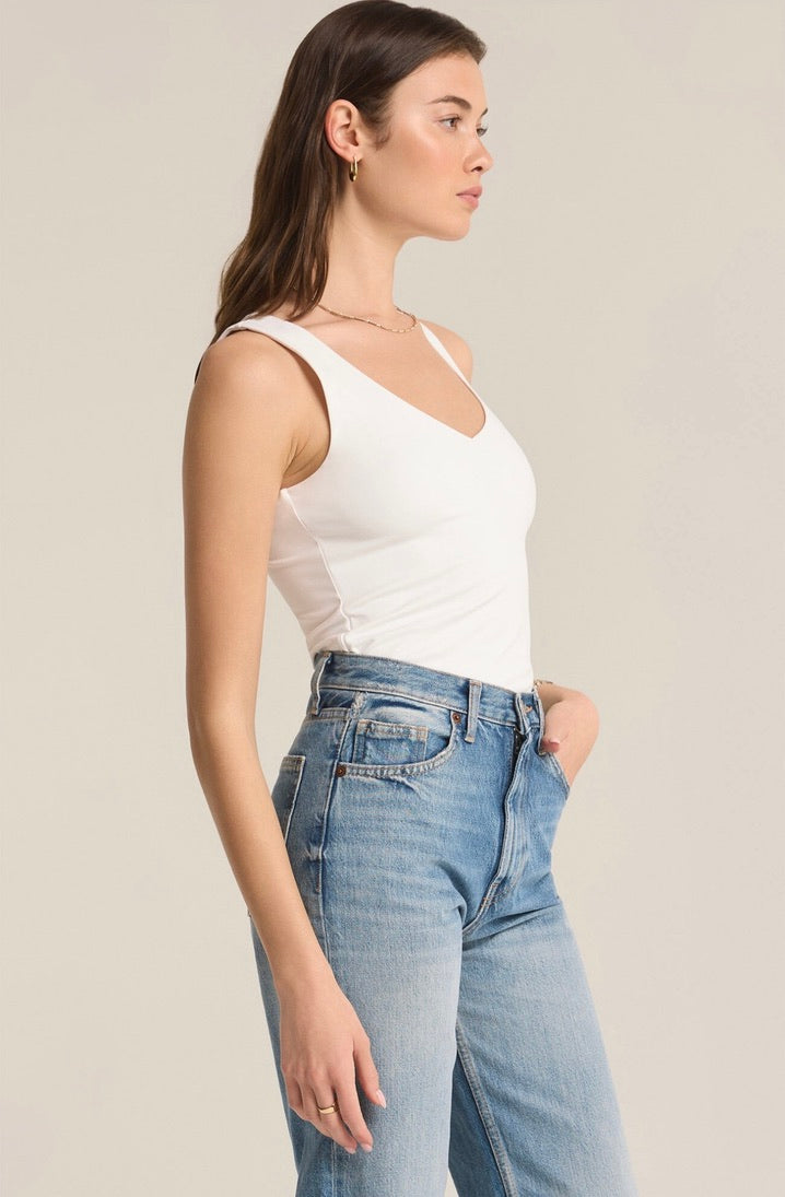 Z Supply Avala V-Neck So Smooth Top