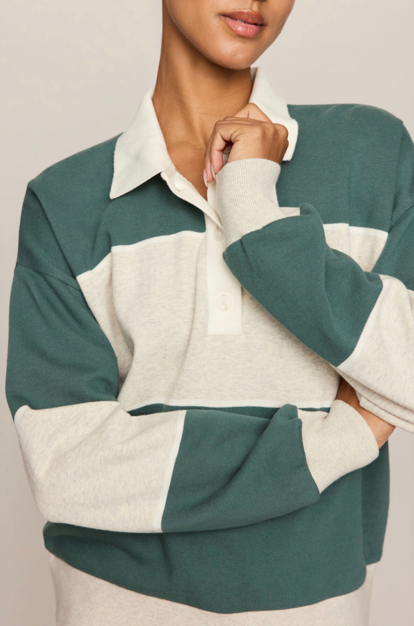 Z Supply Study Break Polo Sweatshirt