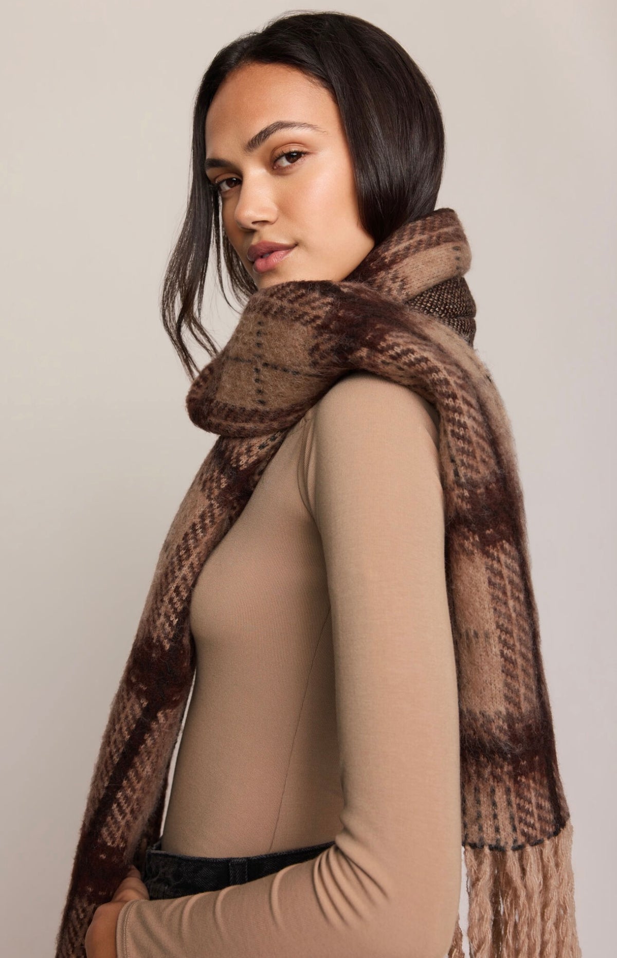 Z Supply Frostline Plaid Scarf