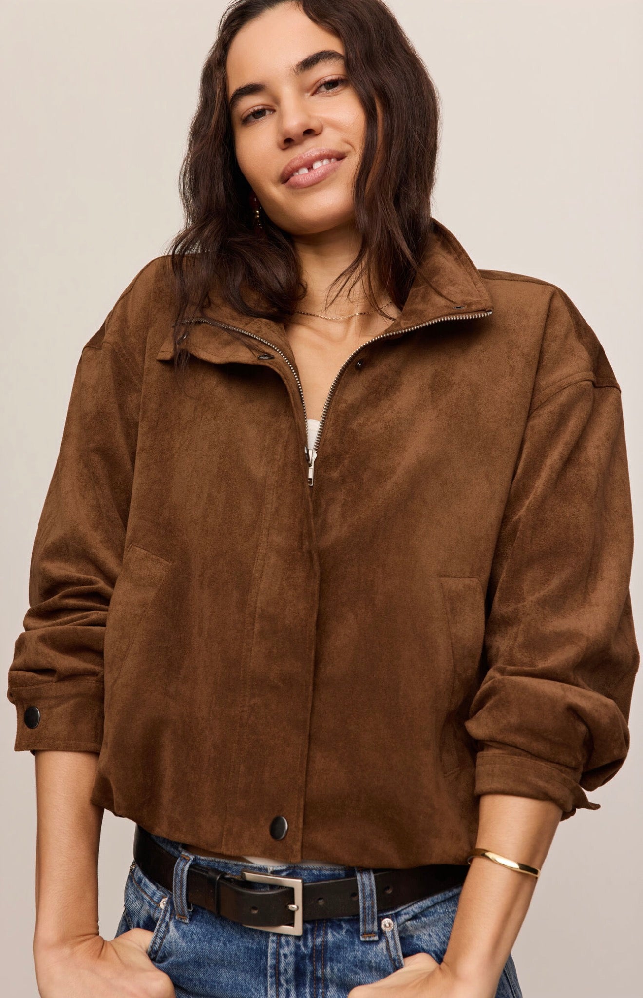 Z Supply Corin Bubble Hem Jacket