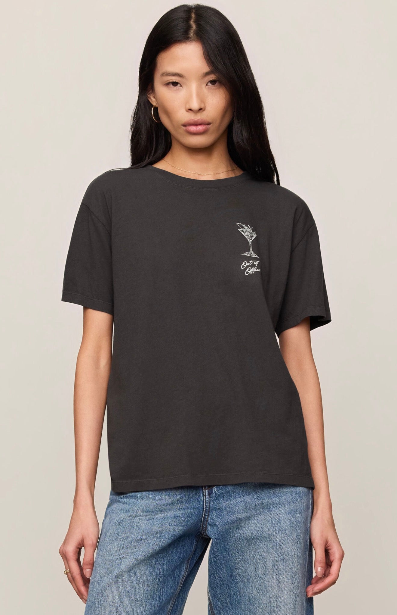 Z Supply Martini Boyfriend Tee