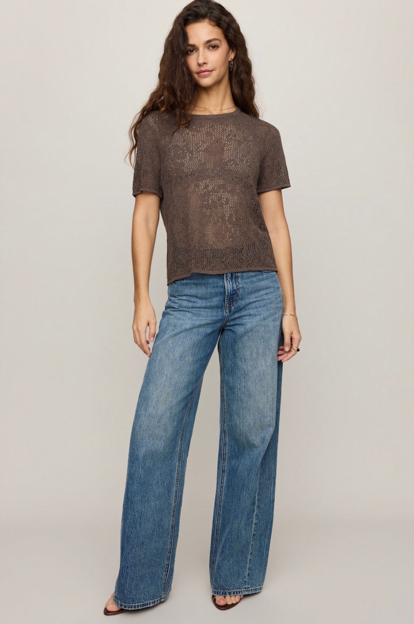 Z Supply Waverton Crochet Tee