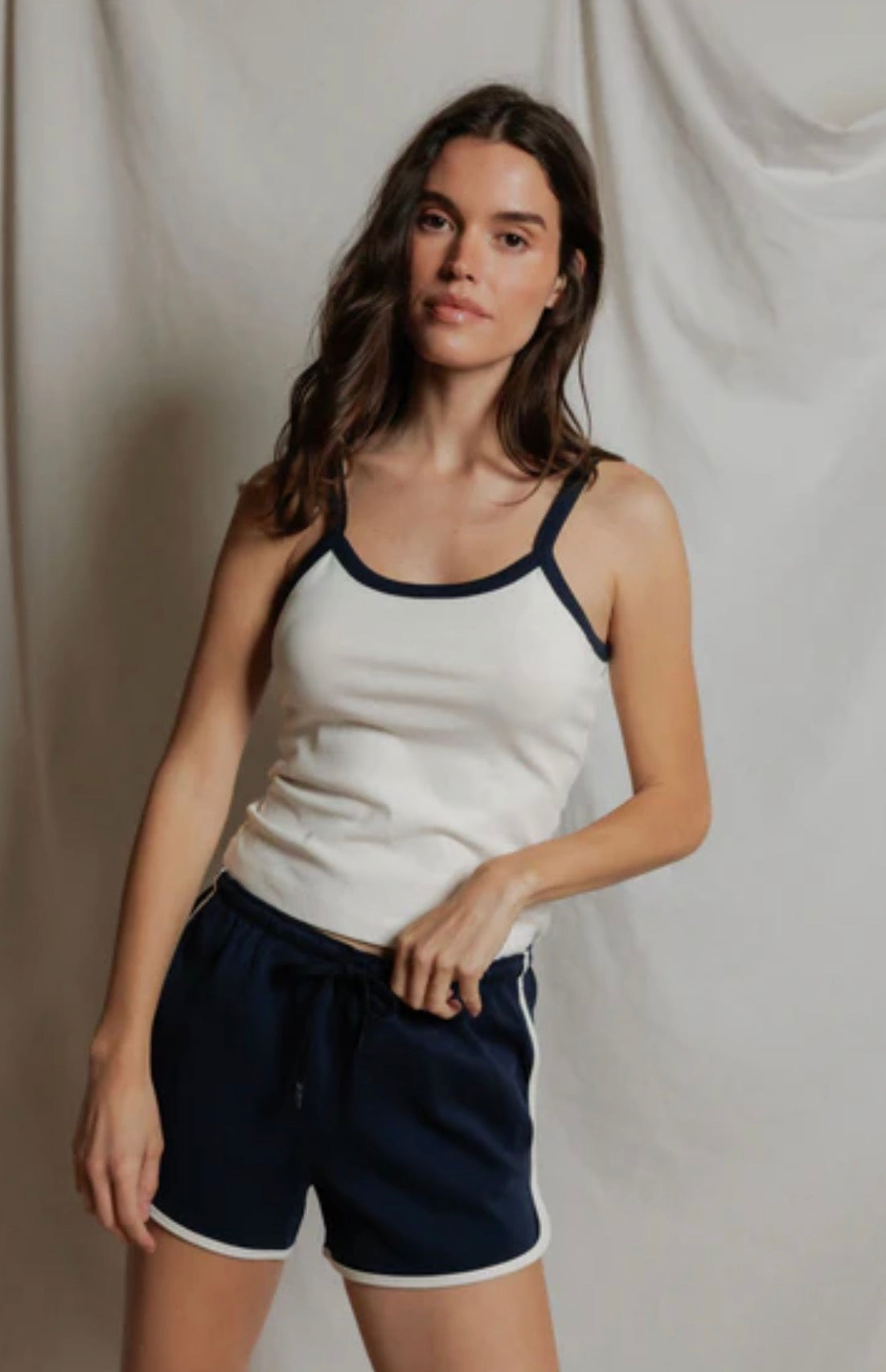Perfect White Tee Cherry Ringer Tank