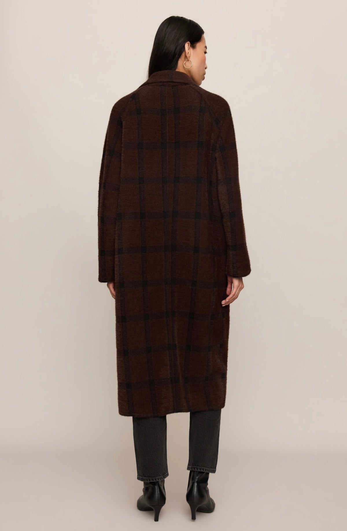 Z Supply Crosby Plaid Cocoon Coat
