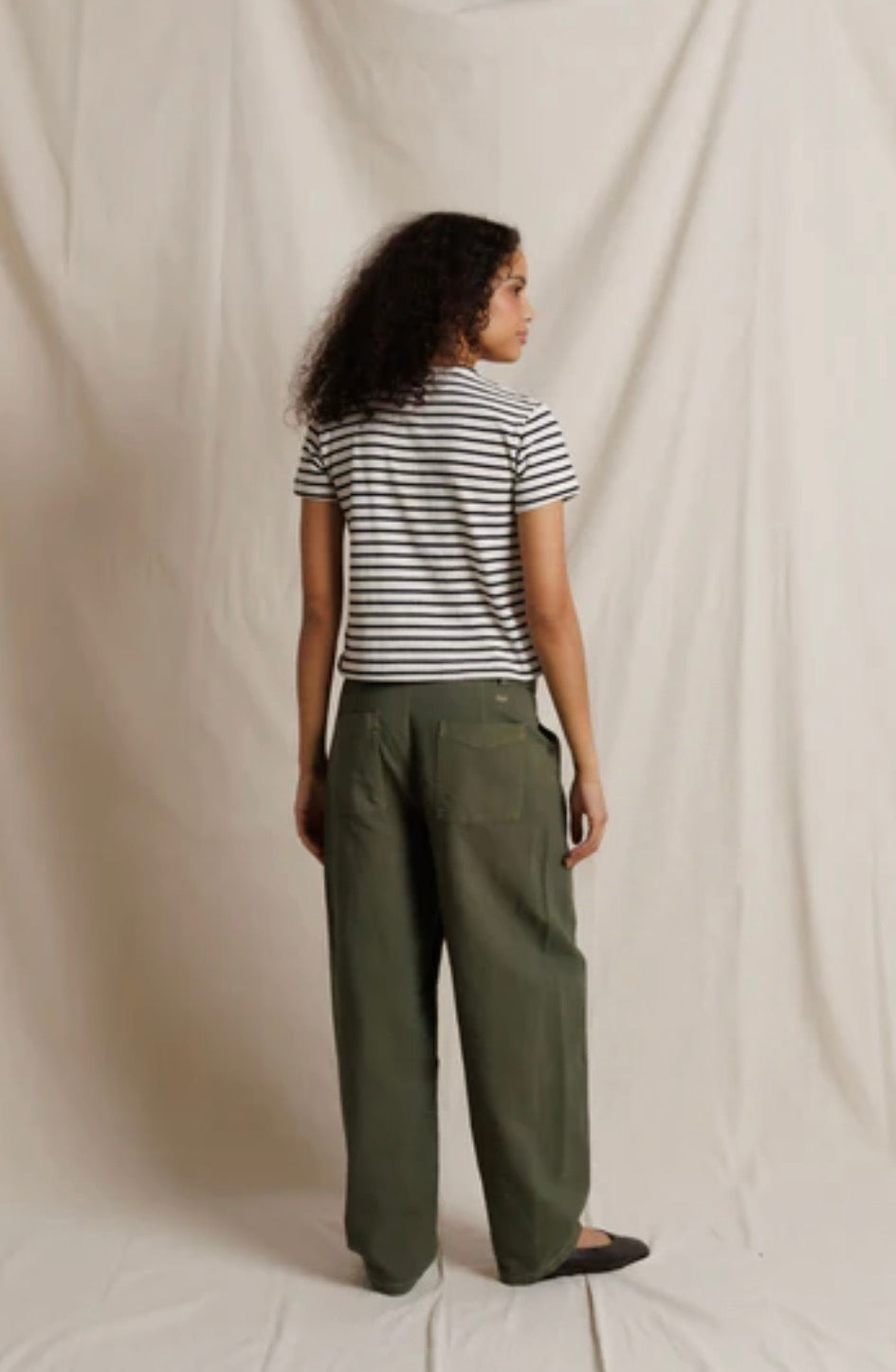 Perfect White Tee Carter Stripe Tee