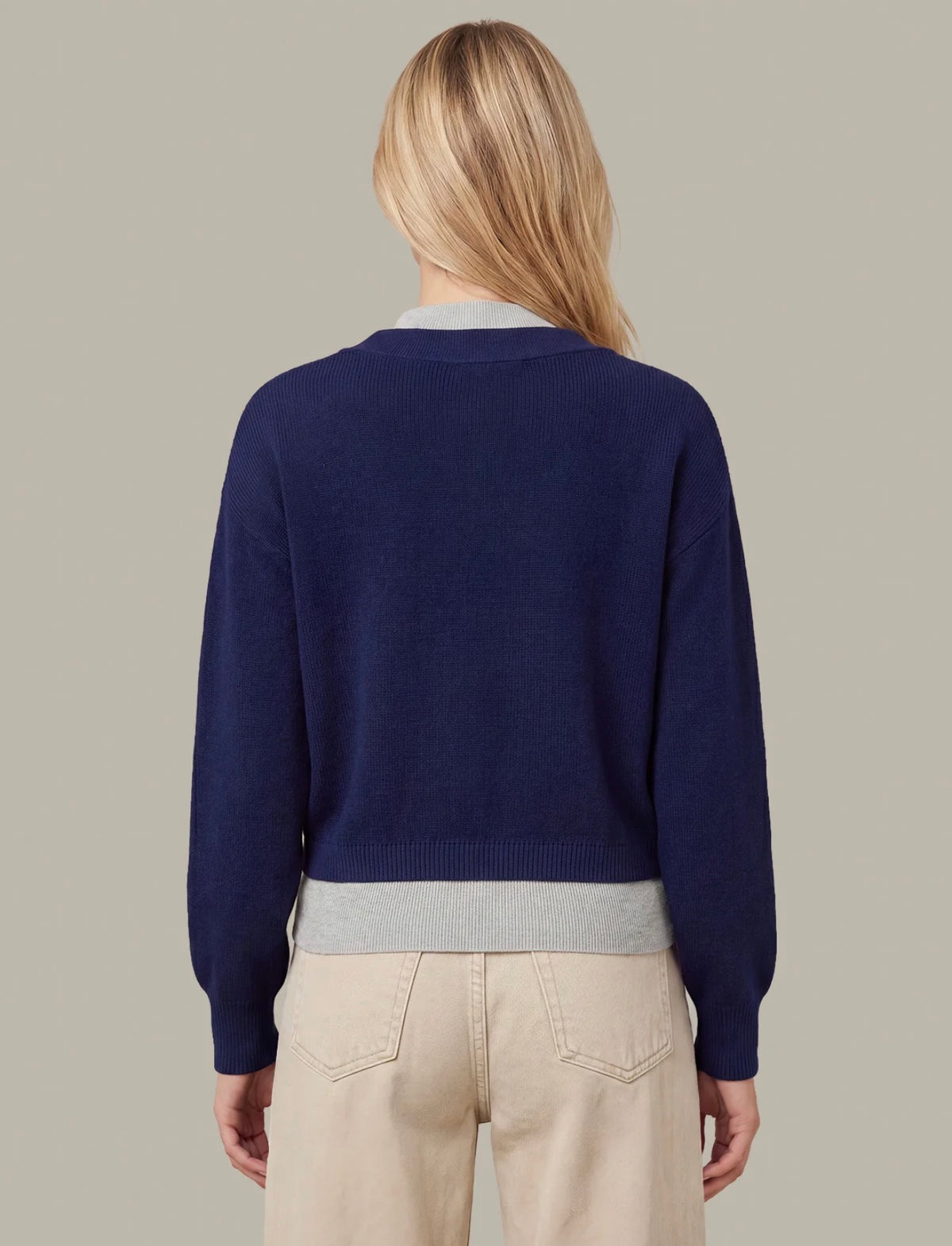 525 Delancey Faux Layered Pullover