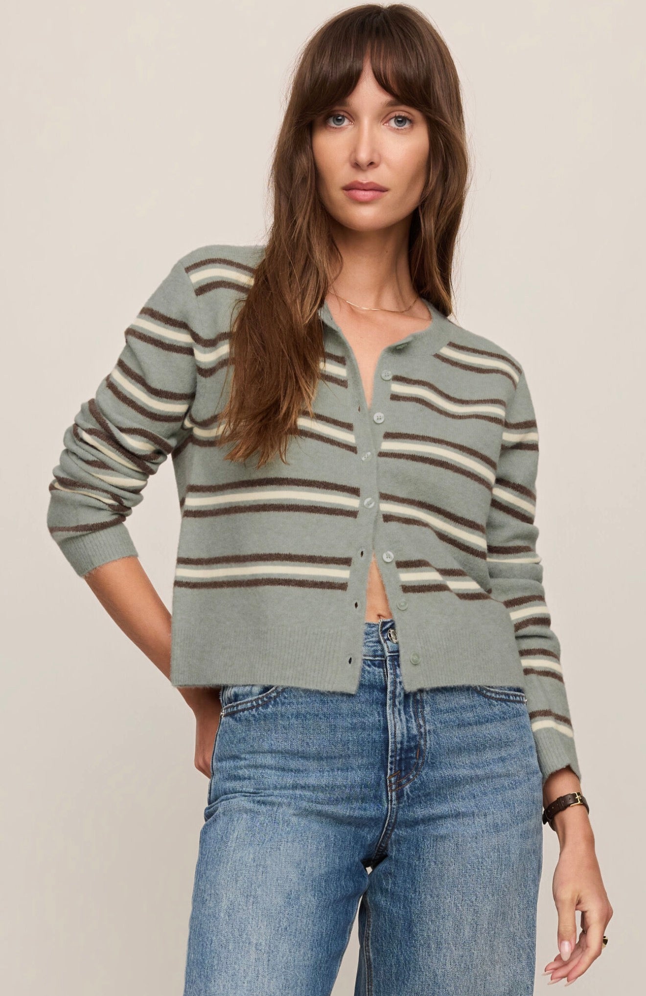 Z Supply Medina Stripe Cardigan